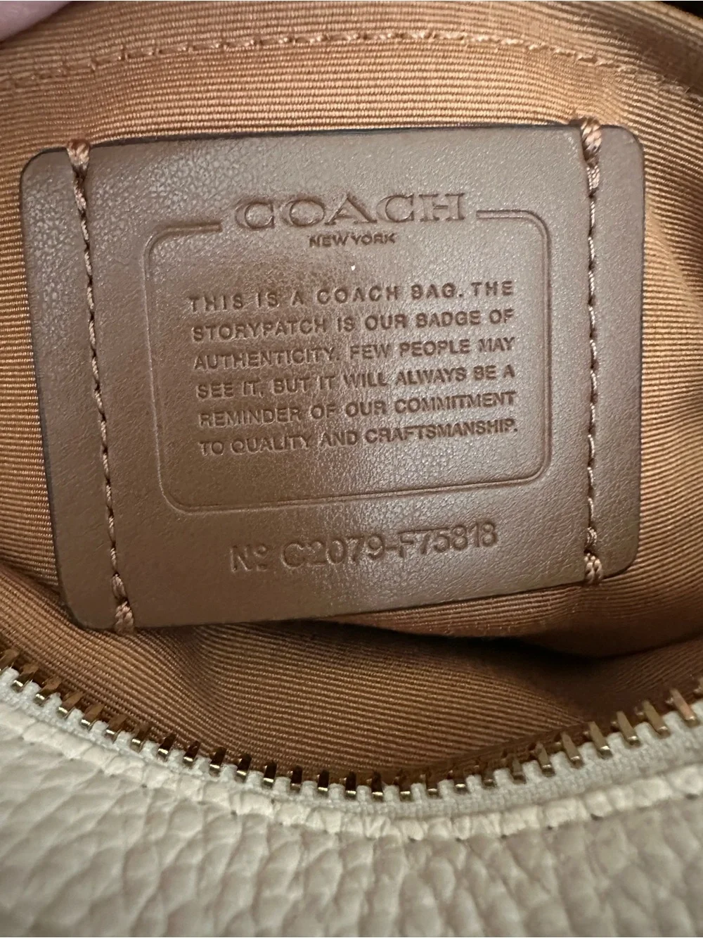 Coach Jes Crossbody Bag (Chalk)